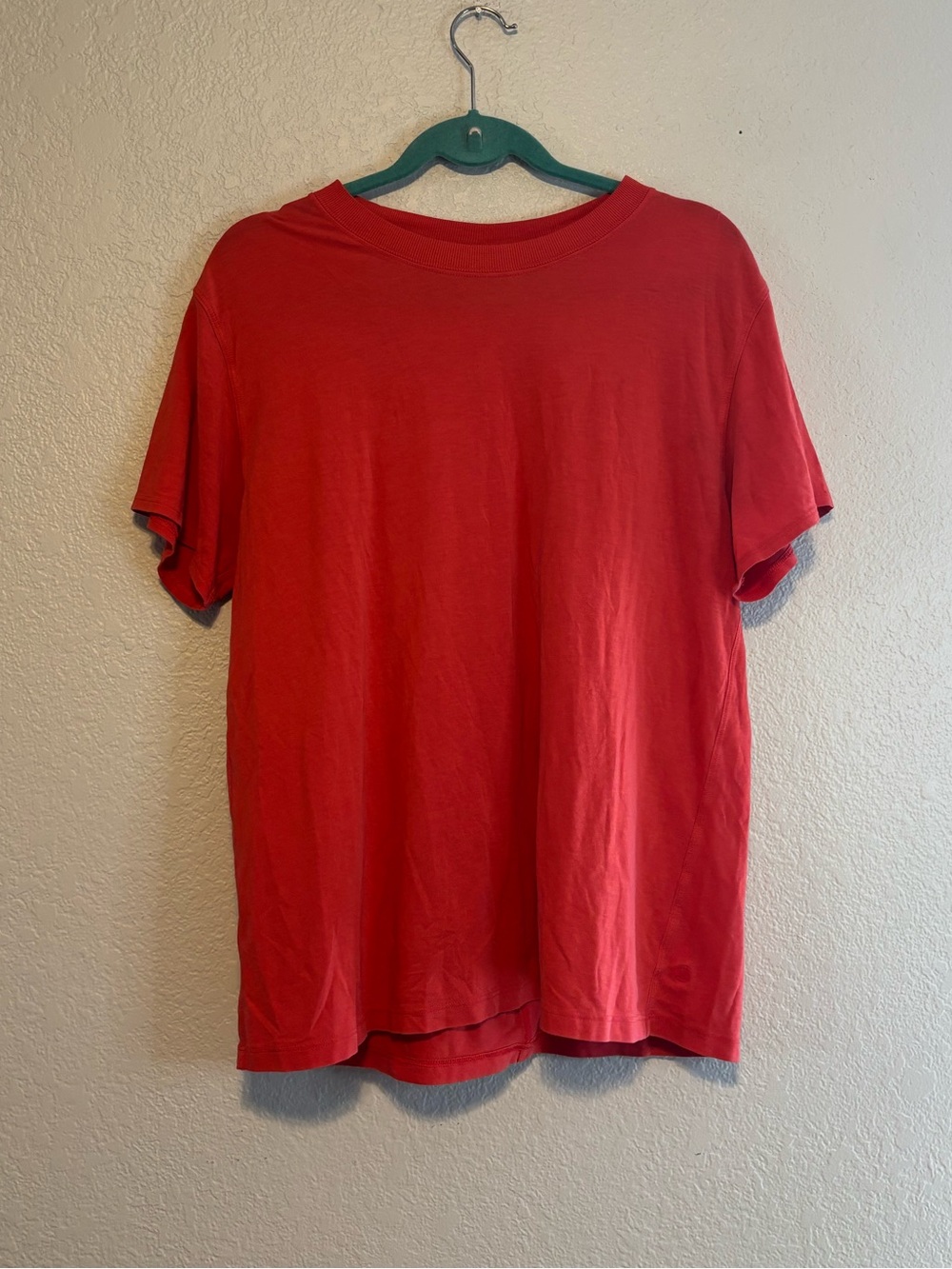Lululemon women shirt red orange oversized cozy fit
